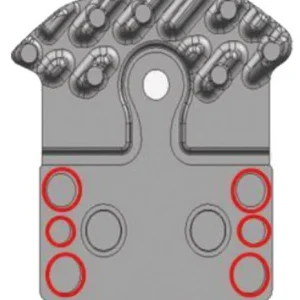Shimano XTR/XT/SLX J04C Metal Bremsbeläge 6